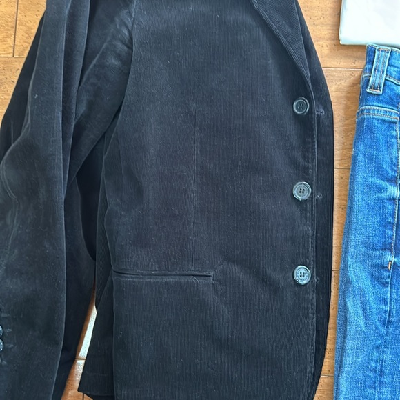 Black Corduroy 3 button Jacket - fits Men’s 42 reg - Picture 2 of 4